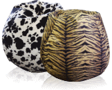 Animal Print Bean Bags