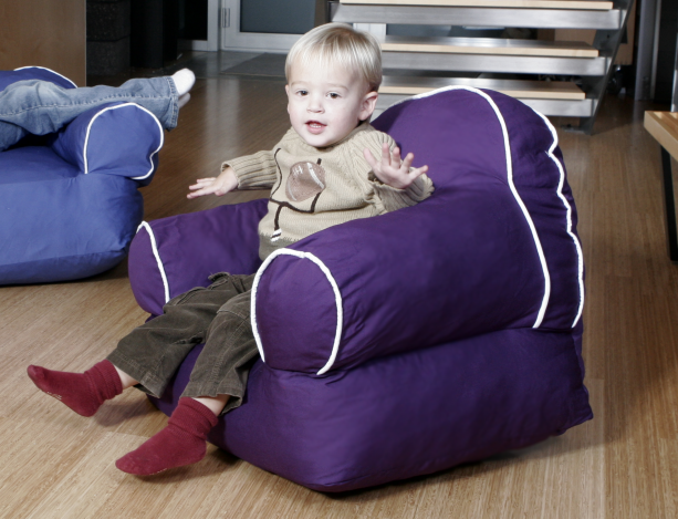 Toddler in Tink Armchair