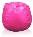 Classic Bean Bag Chair with Shiny Vinyl