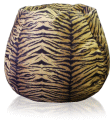 Tiger Print Animal Fabric Bean Bag Chair