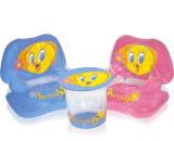 Tweety Bird Inflatable Chair & Table Set