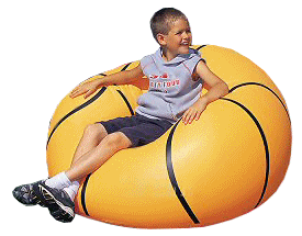 inflatable chair, inflateable, seat, blow, up, furniture, bubble chair, basketball, sports