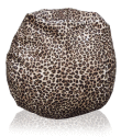 Leopard Print Animal Fabric Bean Bag Chair