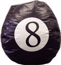 8 ball, eight, ball, billiards, print, bean bag chair, beanbag