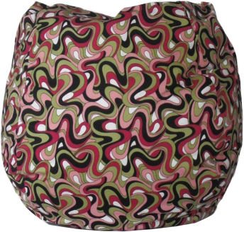 Trippy Retro Bean Bag Chair