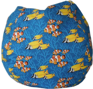 Coral Reef Bean Bag Chair