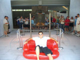 Red Inflatable Sofa at Liberty Bell
